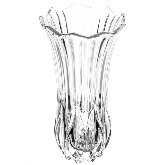 Vaso 10x10x18,5cm De Vidro Tulipa   
